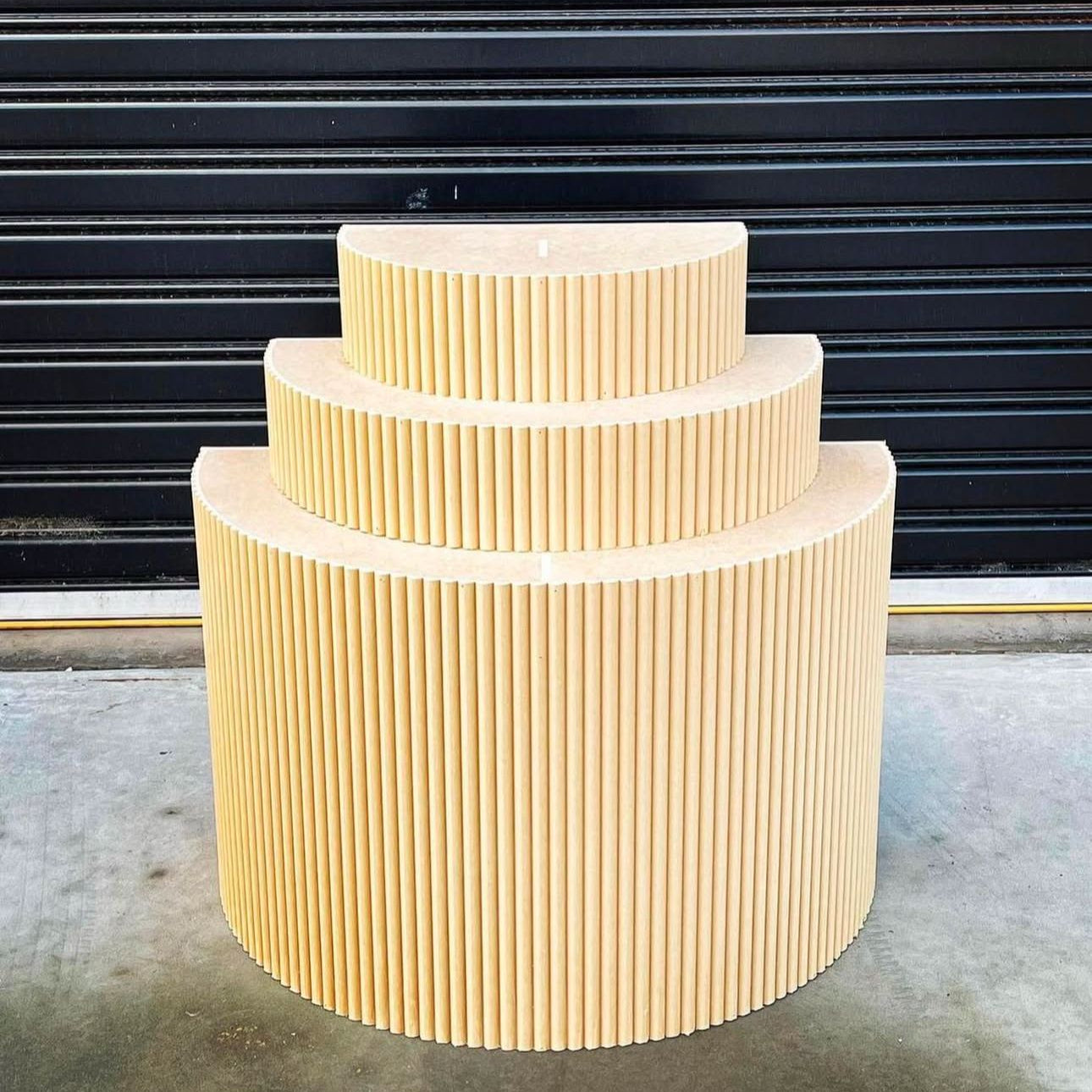 3 Tier Plinth- Ripple