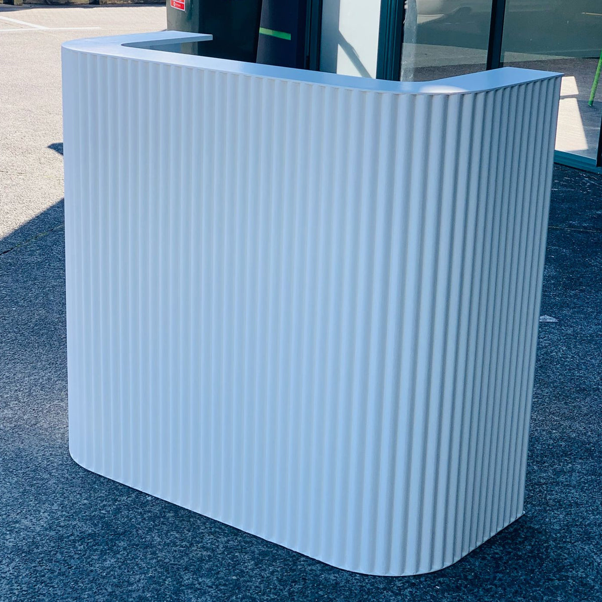 1.1m Reception Desk- Ripple Design
