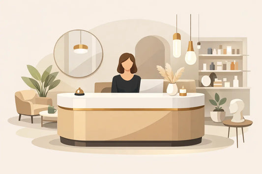 How to Style Salon Reception for a Premium Feel