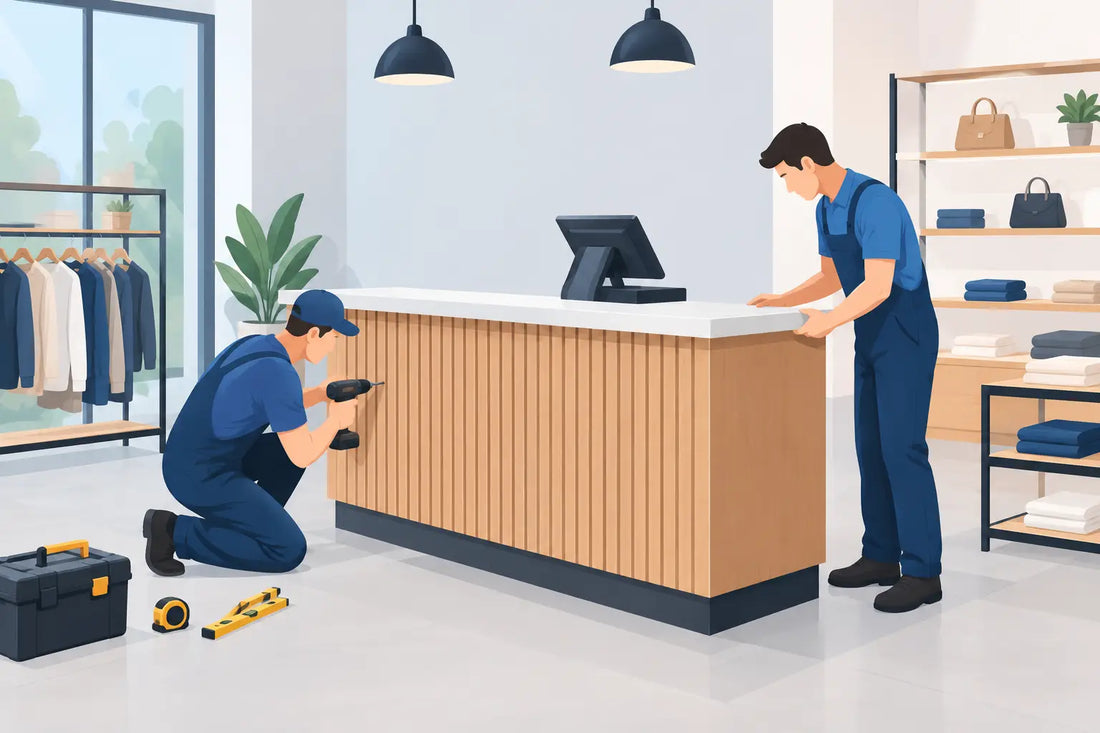 How to Install a Retail Counter in Your Store