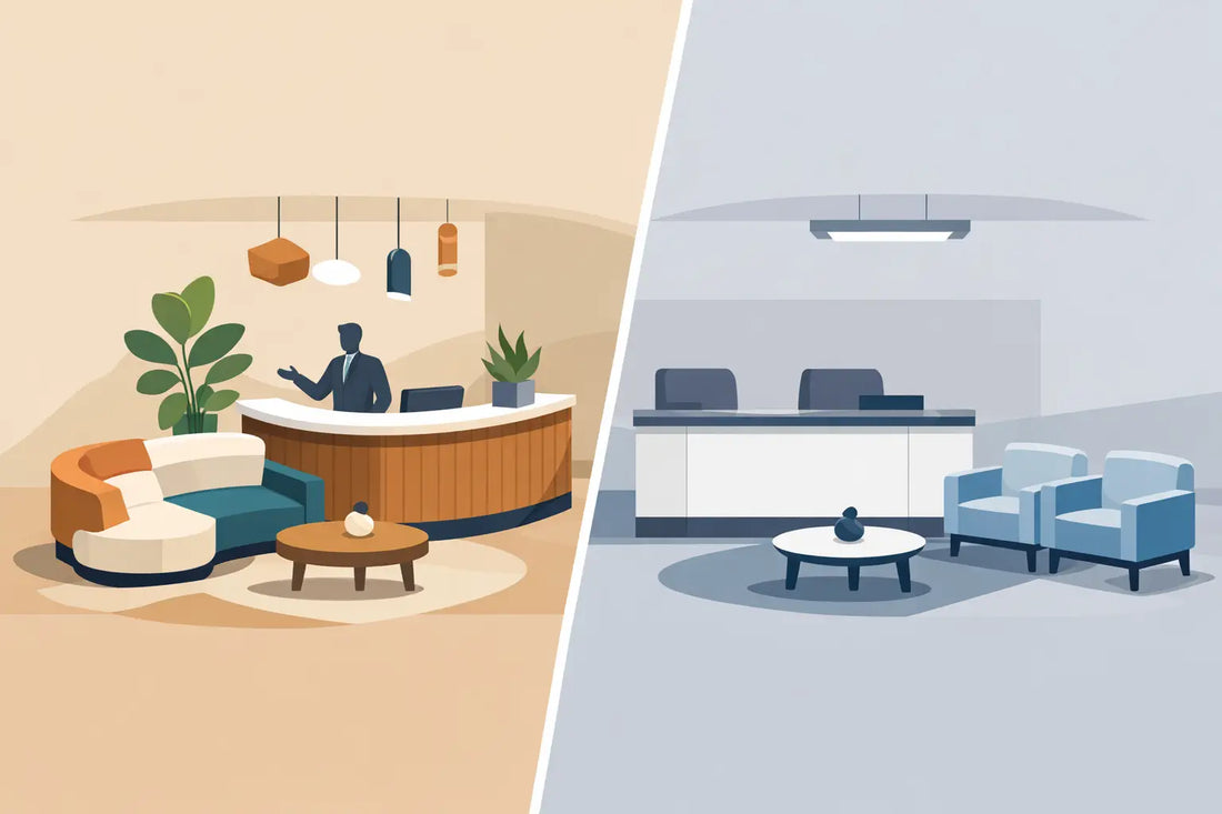 Custom Versus Standard Reception Furniture