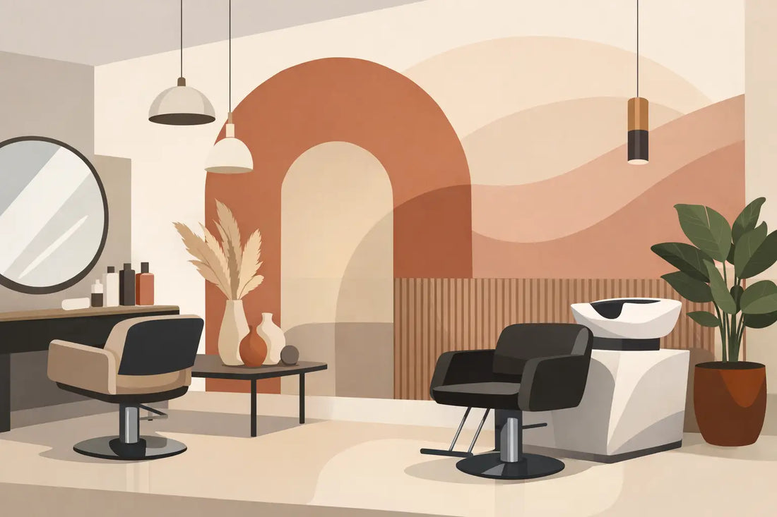 Salon Feature Wall Backdrop Ideas That Sell Style