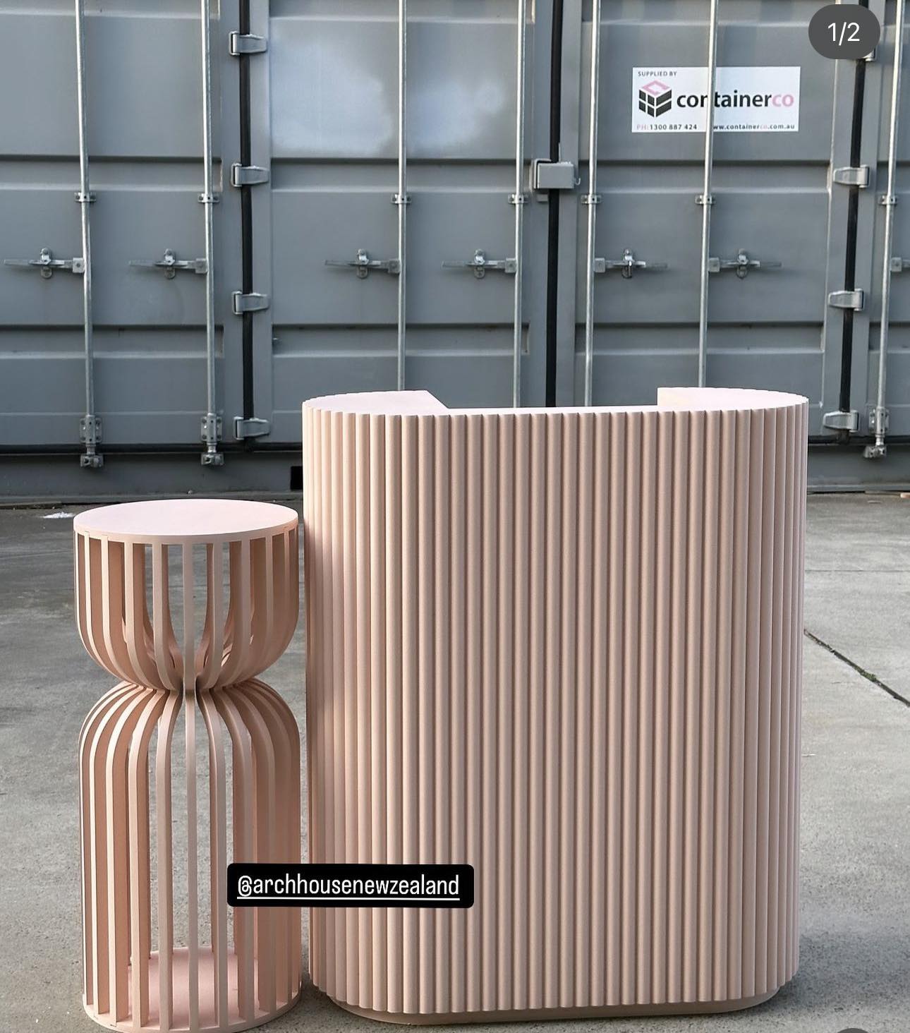slatted plinth