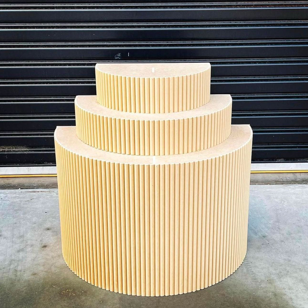 3 Tier Plinth- Ripple