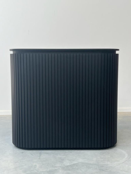 1.2m Long Reception Counter - Slatted Design