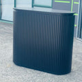 1.2m Long Reception Counter - Slatted Design